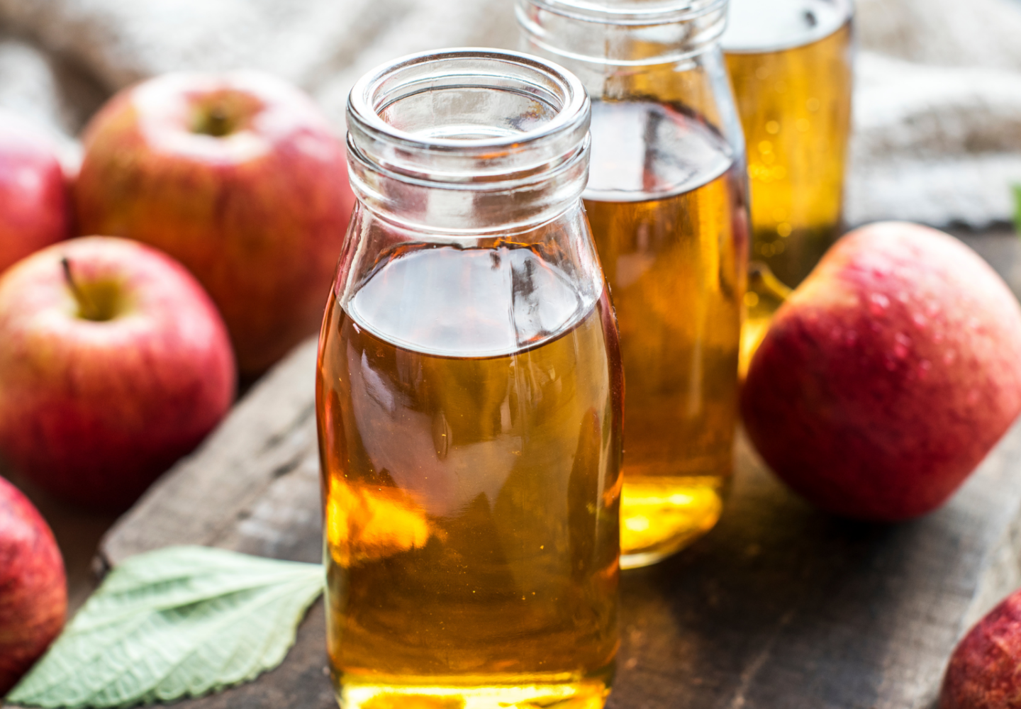 Vinagre de maçã , Suco de maçã fresco